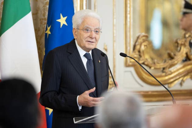 June 23, 2026, Rome, Rome, Italy: President of the Republic Sergio Mattarella during a meeting with representatives of the Guardia di Finanza, marking the 252nd anniversary of the Corps establishment. Rome, June 23, 2026 *** Local Caption *** Il Presidente della Repubblica Sergio Mattarella in occasione dell incontro con una rappresentanza della Guardia di Finanza, in occasione del 252Ã‚Â° anniversario della costituzione del Corpo Rome Italy  - ZUMAa289 20260623_zia_a289_037 Copyright: xFrancescoxAmmnedolax xAgfx