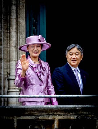 23-06-2026 Belgium Japanese Emperor Naruhito and Empress Masako pose pictured at the official welcoming ceremony at the Place des Palais Paleizenplein, in Brussels, during the official state visit of the Japanese Emperor and Empress to Belgium. Â  Copyright: xPPEx