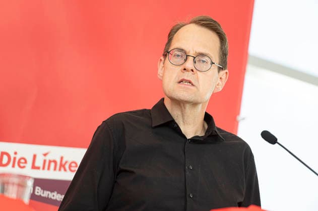 Sören Pellmann EUR, Deutschland, Berlin, 23.06.2026: Pressestatement von Sören Pellmann Vorsitzenden der Fraktion Die Linke im Bundestag. *** Sören Pellmann, EUR, Germany, Berlin, June 23, 2026 Press statement by Sören Pellmann, Chair of the Die Linke parliamentary group in the Bundestag,detected_source_language