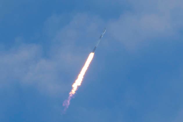 June 23, 2026, Cape Canaveral, Florida, USA: SpaceX Falcon 9 rocket carrying Starfall capsule lifts off from Space Launch Complex-40 at Cape Canaveral Space Force Station, Florida, at 6:53 a.m. EDT on June 23, 2026. Starfall is a reusable cargo vehicle that transports payloads to low Earth orbit (LEO) and beyond aboard Falcon 9 and Falcon Heavy rockets and returns cargo safely to Earth. Cape Canaveral USA  - ZUMAb268 20260623_znp_b268_002 Copyright: xJenniferxBriggsx