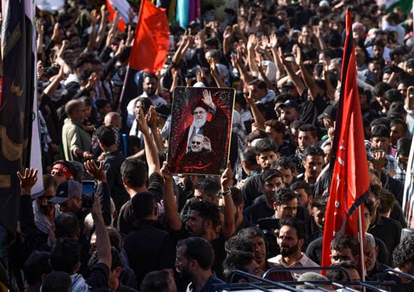 June 23, 2026, Srinagar, Jammu And Kashmir, India: Kashmiri Shiite Muslims take part in a Muharram procession in Srinagar on June 23, 2026, on the seventh day of the Islamic holy month of Muharram in the lead-up to Ashura, a 10-day period commemorating the seventh-century killing of Prophet Muhammed s grandson, Imam Hussein. Srinagar India - ZUMAz120 20260623_zip_z120_017 Copyright: xBasitxZargarx