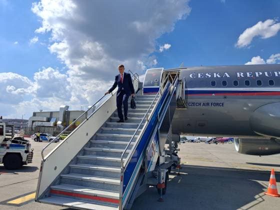 Czech PM Andrej Babis arrives to meeting of the prime ministers of the Visegrad Four (V4) countries, the Czech Republic, Slovakia, Hungary and Poland, which took place in Godollo, Hungary, June 23, 2026. (CTKxPhoto MilanxSyrucek) CTKPhotoP2026062305957  CTKPhotoP2026062305957