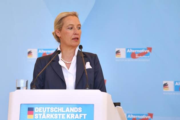 Berlin, Deutschland, 23.06.2026: Deutscher Bundestag: AfD-Fraktionssitzung: Alice Weidel, AfD *** Berlin, Germany, June 23, 2026 German Bundestag AfD Caucus Meeting Alice Weidel, AfD,detected_source_language Copyright: xdtsxNachrichtenagenturx dts_124657