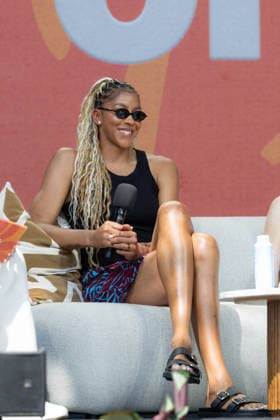 Candace Parker at Cannes Lions Festival Of Creativity Candace Parker attends the ‘Front row seat: Inside the future of live sports conference at ‘Amazon Port’ stage during the Cannes Lions, in Cannes, France on June 23, 2026. Photo by Shootpix ABACAPRESS.COM Cannes France  Copyright: xShootpix ABACAx