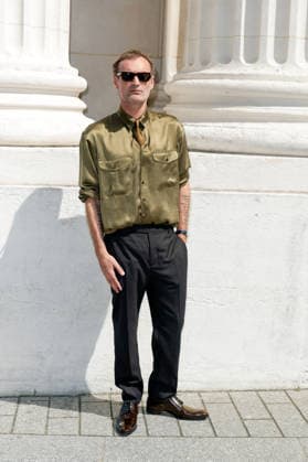Augustin Trapenard arrives at the Saint Laurent Ready-to-Wear Men’s Spring Summer 2027 fashion show during Paris Fashion Week at the Bourse de Commerce Pinault Collection in Paris, France, on June 23, 2026. Olivier Borde, Bestimage. Celebrities await the Saint Laurent Men’s Spring Summer 2027 show as part of Paris Fashion Week on June 23, 2026, in Paris, France. Paris, France,detected_source_language  Copyright: xOLIVIERxBORDEx xBESTIMAGExOLIVIERxBORDEx xBESTIMAGEx