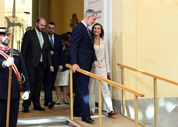 The King and Queen Preside Over the Annual Meeting of the Board of Trustees of the Princess of Asturias Foundation King Felipe VI and Queen Letizia during the annual meeting of the Board of Trustees of the Princess of Asturias Foundation, held at the Royal Palace of El Pardo on June 23, 2026, in Madrid, Spain CELEBRITIES ROYALTY BOARD OF TRUSTEES MEETING PRINCESS OF ASTURIAS José Madrid Madrid Spain,detected_source_language  Copyright: xJosÃ xOlivax 7617801