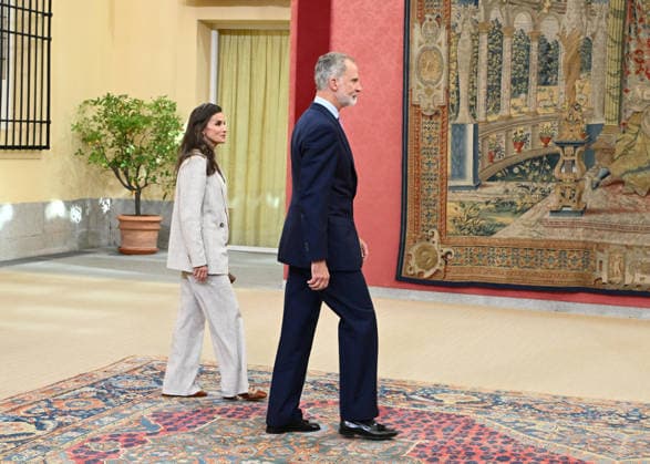 The King and Queen Preside Over the Annual Meeting of the Board of Trustees of the Princess of Asturias Foundation King Felipe VI and Queen Letizia during the annual meeting of the Board of Trustees of the Princess of Asturias Foundation, held at the Royal Palace of El Pardo on June 23, 2026, in Madrid, Spain CELEBRITIES ROYALTY BOARD OF TRUSTEES MEETING PRINCESS OF ASTURIAS José Madrid Madrid Spain,detected_source_language  Copyright: xJosÃ xOlivax 7617802