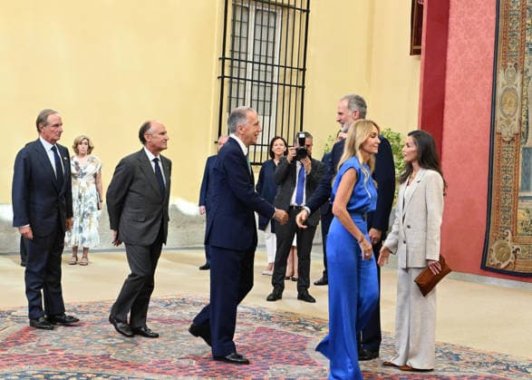 The King and Queen preside over the annual meeting of the Board of Trustees of the Princess of Asturias Foundation. Esther Alcocer Koplowitz greets King Felipe VI and Queen Letizia during the annual meeting of the Board of Trustees of the Princess of Asturias Foundation, held at the Royal Palace of El Pardo, on June 23, 2026, in Madrid, Spain CELEBRITIES ROYALTY BOARD OF TRUSTEES MEETING PRINCESS OF ASTURIAS José Madrid Madrid Spain,detected_source_language  Copyright: xJosÃ xOlivax 7617817