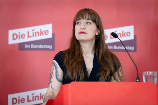 Pressestatement, Bundestag, Fraktion, Die Linke Pressestatement, Bundestag, Die Linke, Fraktionsvorsitzende, Heidi Reichinnek Berlin Berlin GER *** Press Statement, Bundestag, Parliamentary Group, The Left Press Statement, Bundestag, The Left, Parliamentary Group Chair, Heidi Reichinnek Berlin Berlin GER,detected_source_language