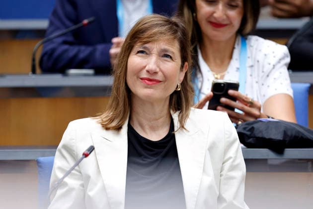 News Bilder des Tages Juristin Barbara Massing, Direktorin der Deutschen Welle, beim Deutsche Welle Global Media Forum 2026 unter dem Motto Journalism out loud im ehemaligen Plenarsaal des Bundestages im World Conference Center Bonn. Die Deutsche Welle ist der Auslandsrundfunk der Bundesrepublik Deutschland. Bonn, 23.06.2026 NRW Deutschland *** Barbara Massing, a lawyer and director of Deutsche Welle, at the Deutsche Welle Global Media Forum 2026, themed Journalism out loud, in the former plenary hall of the Bundestag at the World Conference Center Bonn. Deutsche Welle is the international broadcaster of the Federal Republic of Germany, Bonn, June 23, 2026, North Rhine-Westphalia, Germany,detected_source_language Copyright: xChristophxHardtx