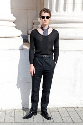 Felix Kammerer at the end of the second Saint Laurent Ready-to-Wear Men’s Spring Summer 2027 fashion show during Paris Fashion Week at the Bourse de Commerce Pinault Collection in Paris, France, on June 23, 2026. Olivier Borde, Bestimage. Celebrities await the Saint Laurent Men’s Spring Summer 2027 show as part of Paris Fashion Week on June 23, 2026, in Paris, France. Paris, France,detected_source_language  Copyright: xOLIVIERxBORDEx xBESTIMAGExOLIVIERxBORDEx xBESTIMAGEx