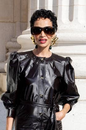 Farida Khelfa at the end of the second Saint Laurent Ready-to-Wear Men’s Spring Summer 2027 fashion show during Paris Fashion Week at the Bourse de Commerce Pinault Collection in Paris, France, on June 23, 2026. Olivier Borde, Bestimage. Celebrities await the Saint Laurent Men’s Spring Summer 2027 show as part of Paris Fashion Week on June 23, 2026, in Paris, France. Paris, France,detected_source_language  Copyright: xOLIVIERxBORDEx xBESTIMAGExOLIVIERxBORDEx xBESTIMAGEx