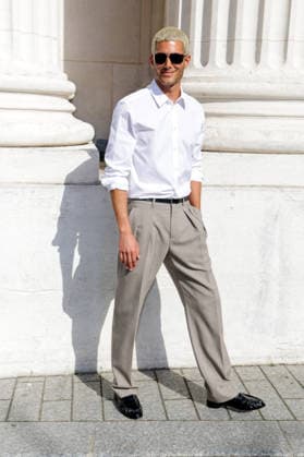 Fai Khadra at the end of the second Saint Laurent Ready-to-Wear Men’s Spring Summer 2027 fashion show during Paris Fashion Week at the Bourse de Commerce Pinault Collection in Paris, France, on June 23, 2026. Olivier Borde, Bestimage. Celebrities await the Saint Laurent Men’s Spring Summer 2027 show as part of Paris Fashion Week on June 23, 2026, in Paris, France. Paris, France,detected_source_language  Copyright: xOLIVIERxBORDEx xBESTIMAGExOLIVIERxBORDEx xBESTIMAGEx
