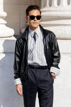 Rami Malek arrives at the second Saint Laurent Ready-to-Wear Men’s Spring Summer 2027 fashion show during Paris Fashion Week at the Bourse de Commerce Pinault Collection in Paris, France, on June 23, 2026. Olivier Borde Bestimage Celebrities await the Saint Laurent Men’s Spring Summer 2027 show as part of Paris Fashion Week on June 23, 2026, in Paris, France. Paris, France,detected_source_language  Copyright: xOLIVIERxBORDEx xBESTIMAGExOLIVIERxBORDEx xBESTIMAGEx