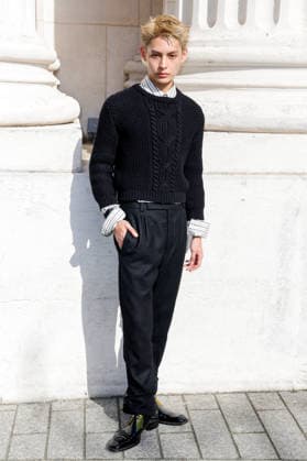 James Zhao at the end of the second Saint Laurent Ready-to-Wear Men’s Spring Summer 2027 fashion show during Paris Fashion Week at the Bourse de Commerce Pinault Collection in Paris, France, on June 23, 2026. Olivier Borde, Bestimage. Celebrities await the Saint Laurent Men’s Spring Summer 2027 show as part of Paris Fashion Week on June 23, 2026, in Paris, France. Paris, France,detected_source_language  Copyright: xOLIVIERxBORDEx xBESTIMAGExOLIVIERxBORDEx xBESTIMAGEx