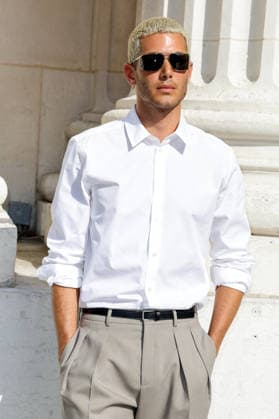 Fai Khadra at the end of the second Saint Laurent Ready-to-Wear Men’s Spring Summer 2027 fashion show during Paris Fashion Week at the Bourse de Commerce Pinault Collection in Paris, France, on June 23, 2026. Olivier Borde, Bestimage. Celebrities await the Saint Laurent Men’s Spring Summer 2027 show as part of Paris Fashion Week on June 23, 2026, in Paris, France. Paris, France,detected_source_language  Copyright: xOLIVIERxBORDEx xBESTIMAGExOLIVIERxBORDEx xBESTIMAGEx