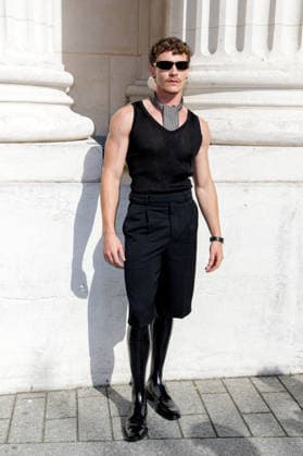 Connor Storrie at the end of the second Saint Laurent Ready-to-Wear Men’s Spring Summer 2027 fashion show during Paris Fashion Week at the Bourse de Commerce Pinault Collection in Paris, France, on June 23, 2026. Olivier Borde, Bestimage. Celebrities await the Saint Laurent Men’s Spring Summer 2027 show as part of Paris Fashion Week on June 23, 2026, in Paris, France. Paris, France,detected_source_language  Copyright: xOLIVIERxBORDEx xBESTIMAGExOLIVIERxBORDEx xBESTIMAGEx