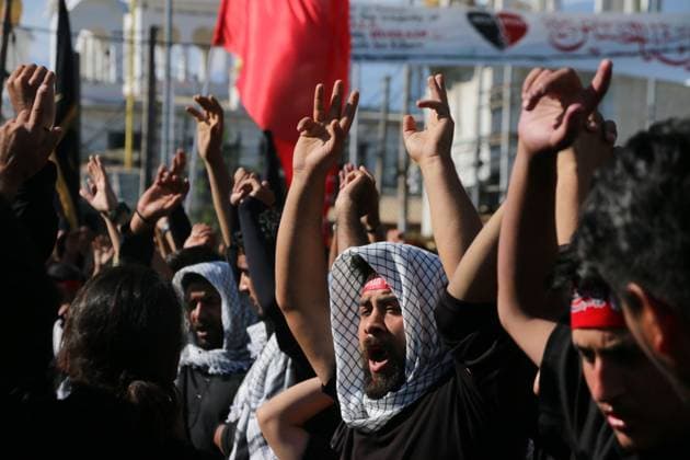 7th Muharram Procession in old city of Srinagar SRINAGAR, INDIAN-ADMINISTERED KASHMIR JUNE 23, 2026: Shia Muslim mourners participate in the seventh Muharram procession in the Rainawari area of Srinagar, Indian-administered Kashmir, on June 23, 2026. The procession, held in remembrance of Imam Hussain and his companions ahead of Ashura, drew hundreds of participants carrying religious banners and flags while observing mourning rituals. Muharram, the first month of the Islamic calendar, is observed by Shia Muslims worldwide as a period of mourning for Imam Hussain, the grandson of the Prophet Muhammad, who was killed in the Battle of Karbala in 680 CE. The processions are part of annual religious observances held across the region and ot Copyright: x xAhsaanxAlix xJNAxPressx