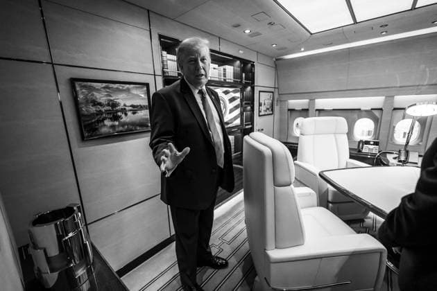 June 23, 2026, Clinton, Md, United States of America: U.S. President Donald Trump tours the presidential suite inside the former Qatari Royal Family Boeing 747-8 airliner, now refurbished as Air Force One at Joint Base Andrews, June 19, 2026 in Clinton, Maryland. The aircraft was gifted to President Donald Trump by the House of Thani is officially U.S Air Force VC-25B Bridge aircraft replacing Air Force One after final testing. Clinton United States of America - ZUMAp138 20260623_zaa_p138_001 Copyright: xDanielxTorok WhitexHousex