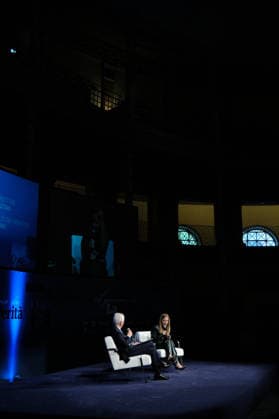 Italian Prime Minister Giorgia Meloni interviewed at Il Giorno della VeritÃ  Italian Prime Minister Giorgia Meloni is interviewed during the event Il Giorno della VeritÃ , organized by the Italian newspaper La VeritÃ . Rome, Italy, 23 June 2026. Rome Italy Copyright: xAndreaxCalandrax
