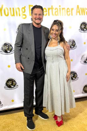 June 23, 2026, Los Angeles, California, USA: LOS ANGELES - JUN 20: Greg Evigan, Alitzah Wiener Navarro Dallas at the 2026 Young Hollywood Awards at the Harmony Gold Theater on June 20, 2026 in Los Angeles, CA Los Angeles USA  - ZUMAb170 20260623_aap_b170_073 Copyright: xKayxBlakex