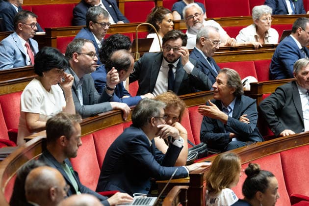 Questions to the government at The National Assembly - Paris PS deputies during a session of questions to the government at The National Assembly, France s lower house of parliament in Paris on June 23, 2026. Photo by Raphael Lafargue ABACAPRESS.COM Paris France  Copyright: xLafarguexRaphael ABACAx