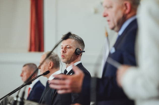 Visegrad Group (V4) summit in Hungary GODOLLO, HUNGARY - JUNE 23: Hungarian Prime Minister Peter Magyar attends Visegrad Group (V4) summit at the Royal Palace of Godollo in Godollo, Hungary, on 23 June 2026. The leaders discussed regional cooperation, European affairs, security, energy policy and current geopolitical challenges during the first V4 prime ministers’ summit in several years. Robert Nemeti Anadolu Godollo Hungary. Editorial use only. Please get in touch for any other usage.  Copyright: x2026xAnadoluxRobertxNemetix