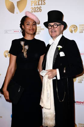 Rachel Hermlin und Henry de Winter bei der 68. Verleihung vom Ernst-Lubitsch-Preis 2026 im Kino Babylon. Berlin, 23.06.2026 *** Rachel Hermlin and Henry de Winter at the 68th Ernst Lubitsch Prize ceremony in 2026 at the Babylon Berlin cinema, June 23, 2026,detected_source_language Foto:xN.xKubelkax xFuturexImagex lubitsch_6611