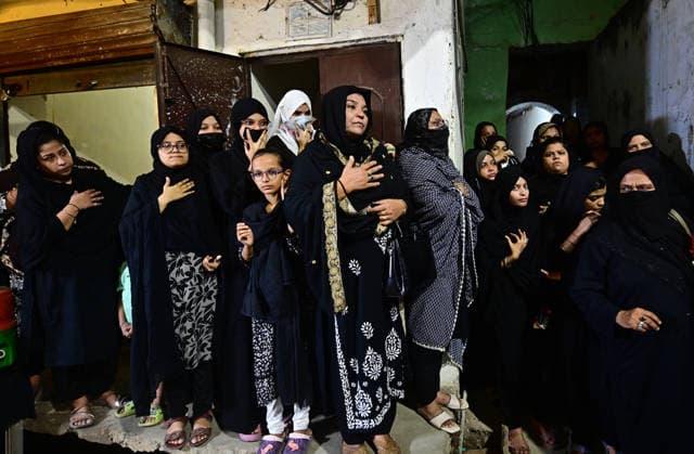 June 23, 2026, Prayagraj, Uttar Pradesh, India: Prayagraj: Shia Muslims take part in a mourning procession on the seventh date of Muharram month, in Prayagraj on Tuesday, June 23, 2026. Prayagraj India - ZUMAv115 20260623_zap_v115_002 Copyright: xPrabhatxKumarxVermax