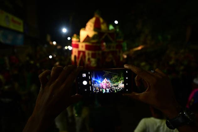 June 24, 2026, Prayagraj, Uttar Pradesh, India: Prayagraj: Muslims take part in a Tajiya procession during ongoing Muharram month, in Prayagraj on Wednesday, June 24, 2026. Prayagraj India  - ZUMAv115 20260624_zap_v115_003 Copyright: xPrabhatxKumarxVermax