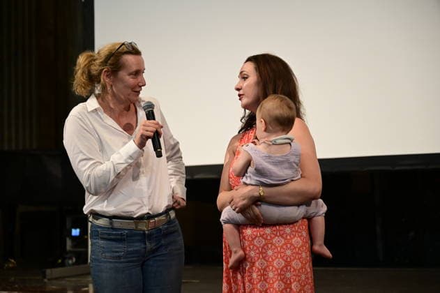 Britta Walter und Lauren Leiderman bei der Premiere des MDR-Dokumentarfilms Wir sind hier! über das Mitzvah-Projekt und Amanda Hannes im Rahmen der Jüdische Gedenkwoche im Kulturforum Görlitzer Synagoge. 23.06.2026 *** Britta Walter and Lauren Leiderman at the premiere of the MDR documentary Wir sind hier about the Mitzvah Project and Amanda Hannes as part of Jewish Remembrance Week at the Kulturforum Görlitzer Synagogue on June 23, 2026,detected_source_language Copyright: xMatthiasxWehnertx