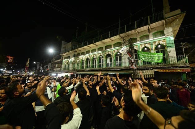 June 23, 2026, Prayagraj, Uttar Pradesh, India: Prayagraj: Shia Muslims take part in a mourning procession on the seventh date of Muharram month, in Prayagraj on Tuesday, June 23, 2026. Prayagraj India  - ZUMAv115 20260623_zap_v115_004 Copyright: xPrabhatxKumarxVermax