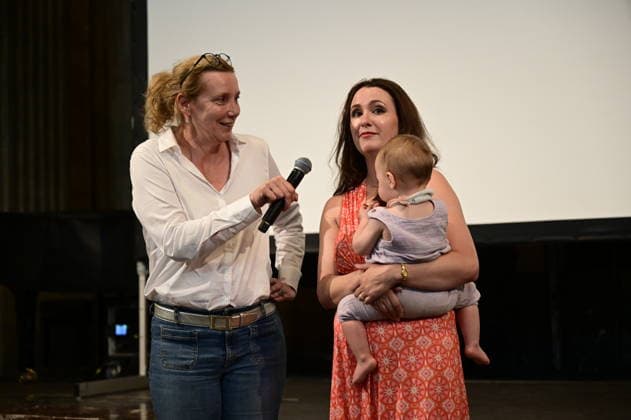 Britta Walter und Lauren Leiderman bei der Premiere des MDR-Dokumentarfilms Wir sind hier! über das Mitzvah-Projekt und Amanda Hannes im Rahmen der Jüdische Gedenkwoche im Kulturforum Görlitzer Synagoge. 23.06.2026 *** Britta Walter and Lauren Leiderman at the premiere of the MDR documentary Wir sind hier about the Mitzvah Project and Amanda Hannes as part of Jewish Remembrance Week at the Kulturforum Görlitzer Synagogue on June 23, 2026,detected_source_language Copyright: xMatthiasxWehnertx