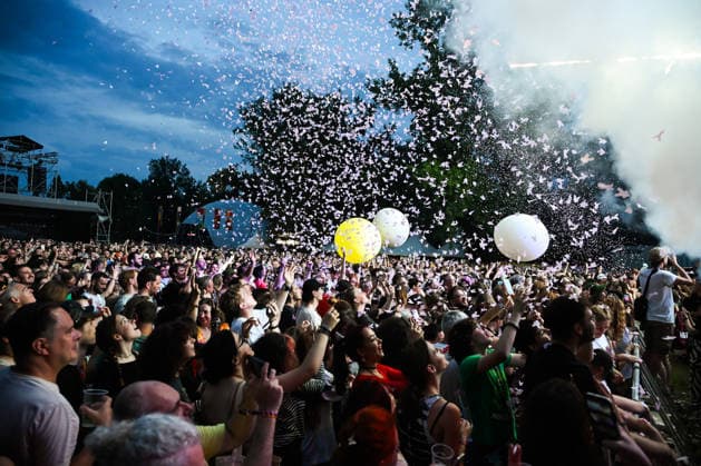 INMusic Festival - The Flaming Lips Festival goers enjoying the atmosfere and live music during The Flaming Lips concert at the 2026 INMusic open-air music festival at Lake Jarun in Zagreb, Croatia on June 23, 2026.  LucijaxOcko PIXSELL