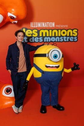 Minions Monsters premiere at the Grand Rex theater; celebrities arrive on the red carpet; David Marsais and a Minion; 457577; June 23, 2026,detected_source_language  Copyright: xSebastienxFremontx xStarfacex STAR_457577_071