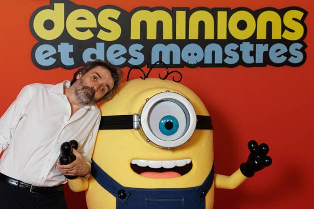 Minions Monsters premiere at the Grand Rex theater; celebrities arrive on the red carpet; Laurent Poitrenaux and a Minion 457577 June 23, 2026,detected_source_language  Copyright: xSebastienxFremontx xStarfacex STAR_457577_082