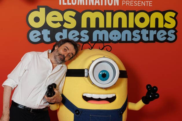 Minions Monsters premiere at the Grand Rex theater; celebrities arrive on the red carpet; Laurent Poitrenaux and a Minion 457577 June 23, 2026,detected_source_language  Copyright: xSebastienxFremontx xStarfacex STAR_457577_084
