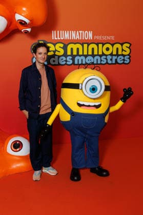 Minions Monsters premiere at the Grand Rex theater; celebrities arrive on the red carpet; David Marsais and a Minion; 457577; June 23, 2026,detected_source_language  Copyright: xSebastienxFremontx xStarfacex STAR_457577_090