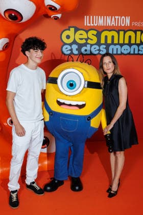 Minions Monsters premiere at the Grand Rex theater; celebrities arrive on the red carpet; Camille Cottin and her son Leon Gabriel; 457577; June 23, 2026,detected_source_language  Copyright: xSebastienxFremontx xStarfacex STAR_457577_104