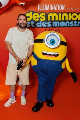 Minions Monsters premiere at the Grand Rex theater; celebrities arrive on the red carpet; Grégoire Ludig; 457577; June 23, 2026,detected_source_language  Copyright: xSebastienxFremontx xStarfacex STAR_457577_116
