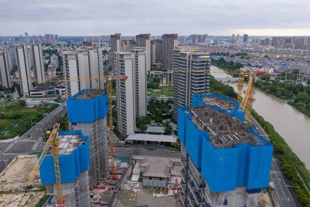 China Real Estate Market HUAI AN, CHINA - JUNE 23, 2026 - Real estate project under construction in Huai an City, Jiangsu Province, China on June 23, 2026. Huai an Jiangsu China  Copyright: xCFOTOx i1782255887593