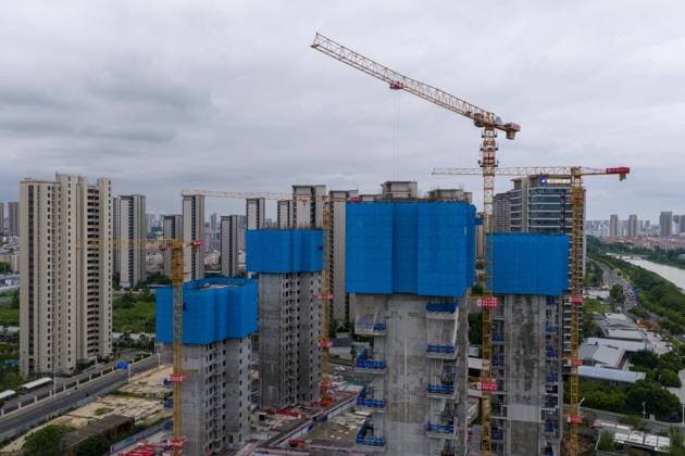 China Real Estate Market HUAI AN, CHINA - JUNE 23, 2026 - Real estate project under construction in Huai an City, Jiangsu Province, China on June 23, 2026. Huai an Jiangsu China  Copyright: xCFOTOx i1782255889539