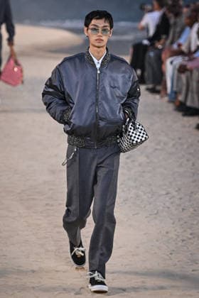 PFW - Louis Vuitton Runway in Paris FA A model walks the runway the Spring Summer 2027 collection by US designer Pharrell Williams for Louis Vuitton during the Paris Fashion Week, on June 23, 2026. Photo by Firas Abdullah ABACAPRESS.COM Paris Ile-de-France France  Copyright: xAbdullahxFiras ABACAx