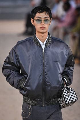 PFW - Louis Vuitton Runway in Paris FA A model walks the runway the Spring Summer 2027 collection by US designer Pharrell Williams for Louis Vuitton during the Paris Fashion Week, on June 23, 2026. Photo by Firas Abdullah ABACAPRESS.COM Paris Ile-de-France France  Copyright: xAbdullahxFiras ABACAx