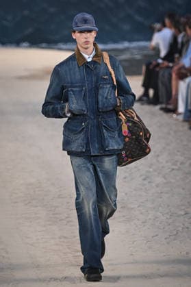 PFW - Louis Vuitton Runway in Paris FA A model walks the runway the Spring Summer 2027 collection by US designer Pharrell Williams for Louis Vuitton during the Paris Fashion Week, on June 23, 2026. Photo by Firas Abdullah ABACAPRESS.COM Paris Ile-de-France France  Copyright: xAbdullahxFiras ABACAx
