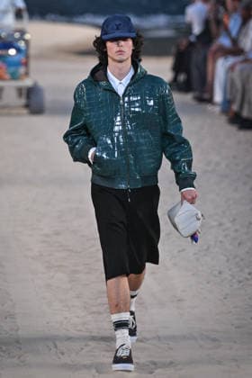 PFW - Louis Vuitton Runway in Paris FA A model walks the runway the Spring Summer 2027 collection by US designer Pharrell Williams for Louis Vuitton during the Paris Fashion Week, on June 23, 2026. Photo by Firas Abdullah ABACAPRESS.COM Paris Ile-de-France France  Copyright: xAbdullahxFiras ABACAx