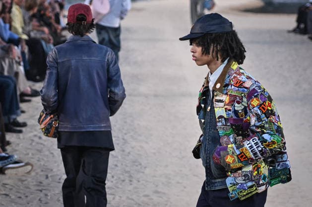 PFW - Louis Vuitton Runway in Paris FA A model walks the runway the Spring Summer 2027 collection by US designer Pharrell Williams for Louis Vuitton during the Paris Fashion Week, on June 23, 2026. Photo by Firas Abdullah ABACAPRESS.COM Paris Ile-de-France France  Copyright: xAbdullahxFiras ABACAx