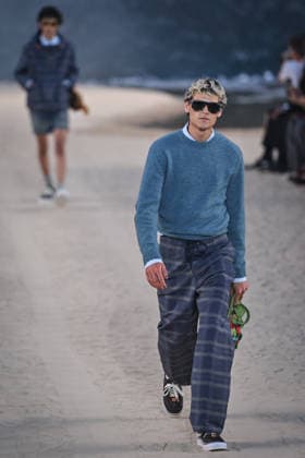 PFW - Louis Vuitton Runway in Paris FA A model walks the runway the Spring Summer 2027 collection by US designer Pharrell Williams for Louis Vuitton during the Paris Fashion Week, on June 23, 2026. Photo by Firas Abdullah ABACAPRESS.COM Paris Ile-de-France France  Copyright: xAbdullahxFiras ABACAx
