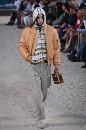 PFW - Louis Vuitton Runway in Paris FA A model walks the runway the Spring Summer 2027 collection by US designer Pharrell Williams for Louis Vuitton during the Paris Fashion Week, on June 23, 2026. Photo by Firas Abdullah ABACAPRESS.COM Paris Ile-de-France France  Copyright: xAbdullahxFiras ABACAx
