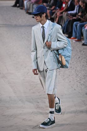 PFW - Louis Vuitton Runway in Paris FA A model walks the runway the Spring Summer 2027 collection by US designer Pharrell Williams for Louis Vuitton during the Paris Fashion Week, on June 23, 2026. Photo by Firas Abdullah ABACAPRESS.COM Paris Ile-de-France France  Copyright: xAbdullahxFiras ABACAx